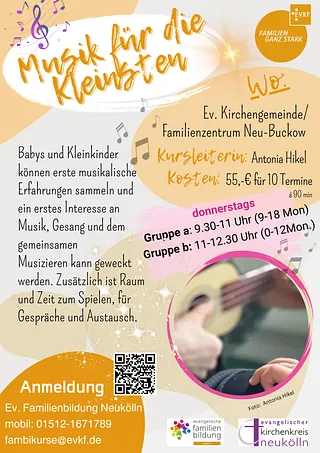 Plakat Musik für die Kleinsten